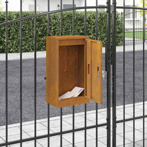 cassetta postalepastkastei Ruggine 30 x 23 x 55 cm