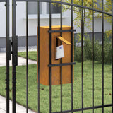 cassetta postalepastkastei Ruggine 30 x 23 x 55 cm