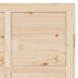 Porta scorrevole Marrone 100 x 208 cm Legno di pino massello