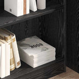 Libreria Rovere nero 80 x 24 x 109 cm Legno truciolato