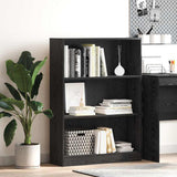 Libreria Rovere Nero 80 x 24 x 109 cm Legno truciolato
