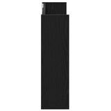 Armadio per scarpe da muro Altro Rovere nero Legno truciolato