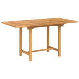 Set da Pranzo per Giardino 7 pcs Marrone Legno di teak solido