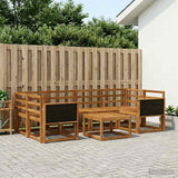 Set di divani da esterno 5 pcs Naturale