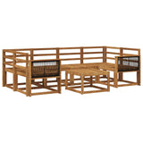Set di divani da esterno 5 pcs Naturale