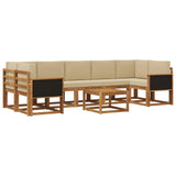 Set di divani da esterno con cuscino 6 pcs