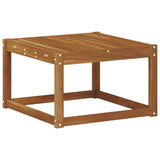 Set di divani da esterno 10 pcs Naturale e Grigio Chiaro