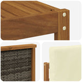 Set divani Legno di Acacia Massello
