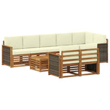 Set divani Legno di Acacia Massello