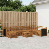 Set di divani da esterno 7 pcs Naturale
