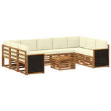Set divani Legno di Acacia Massello