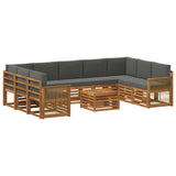 Set divani Legno di Acacia Massello