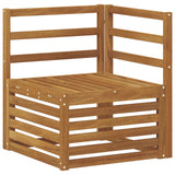 Set divano sezionale 7 pcs Naturale Legno di Acacia Massello