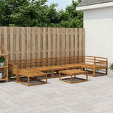 Set di divani da esterno 8 pcs Naturale