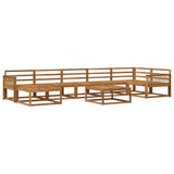 Set di divani da esterno 8 pcs Naturale