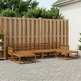 Set di divani da esterno 6 pcs Naturale