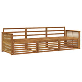 Set di divani da esterno 3 pcs Naturale