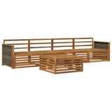 Set di divani da esterno 5 pcs Naturale