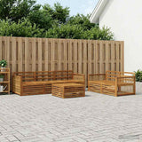 Set di divani da esterno 6 pcs Naturale