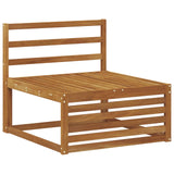 Set di divani da esterno 9 pcs Naturale