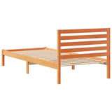 Struttura del letto Marrone cerato 100 x 210 cm Pino massello