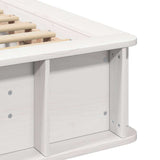 Struttura del letto Bianco 75 x 190 cm Pino massello