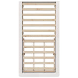 Struttura del letto Bianco 75 x 190 cm Pino massello