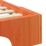 Struttura del letto Marrone 100 x 210 cm Pino massello