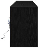 Unità TV 180 x 34 x 50 cm Rovere Nero Legno truciolato