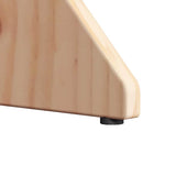 Tavolino da salotto 2 pcs Naturale Legno di pino massello