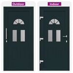 Porta Frontale Antracite PVC