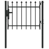 Cancello per recinzione Grigio 100 x 75 cm