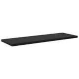 Scaffale 4 pcs Nero 60 x 20 x 1,5 cm Legno truciolato