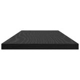 Scaffale 4 pcs Nero 60 x 20 x 1,5 cm Legno truciolato