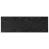 Scaffale 4 pcs Nero 60 x 20 x 1,5 cm Legno truciolato