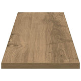 Scaffale 3 livelli 4 pcs 80 x 20 x 1,5 cm Legno truciolato