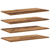 Scaffale 4 pcs Marrone 80 x 40 x 1,5 cm Legno truciolato
