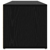 Párnázott tárolópad Rovere nero 102 x 35 x 35 cm