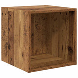 Armadietto a muro con lo scaffale Legno vecchio 37 x 37 x 37 cm