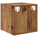 Armadietto a muro con lo scaffale Legno vecchio 37 x 37 x 37 cm