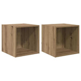 Armadietto a muro A parete 2 pcs Rovere artigianale