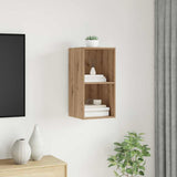Set mobile TV 37 x 37 x 72 cm Rovere artigianale