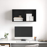 Set mobile TV Rovere Nero 37 x 37 x 72 cm Legno truciolato