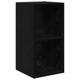 Set mobile TV Rovere Nero 37 x 37 x 72 cm Legno truciolato