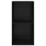 Set mobile TV Rovere Nero 37 x 37 x 72 cm Legno truciolato