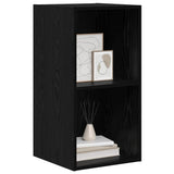 Set mobile TV Rovere Nero 37 x 37 x 72 cm Legno truciolato