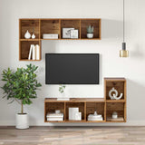 Set mobile TV Legno vecchio 37 x 37 x 107 cm Legno truciolato