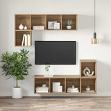 Set mobile TV 37 x 37 x 107 cm Rovere artigianale