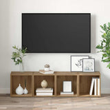 Set mobile TV 2 pcs Rovere artigianale Legno truciolato