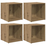 Set mobile TV 4 pcs Rovere artigianale Legno truciolato